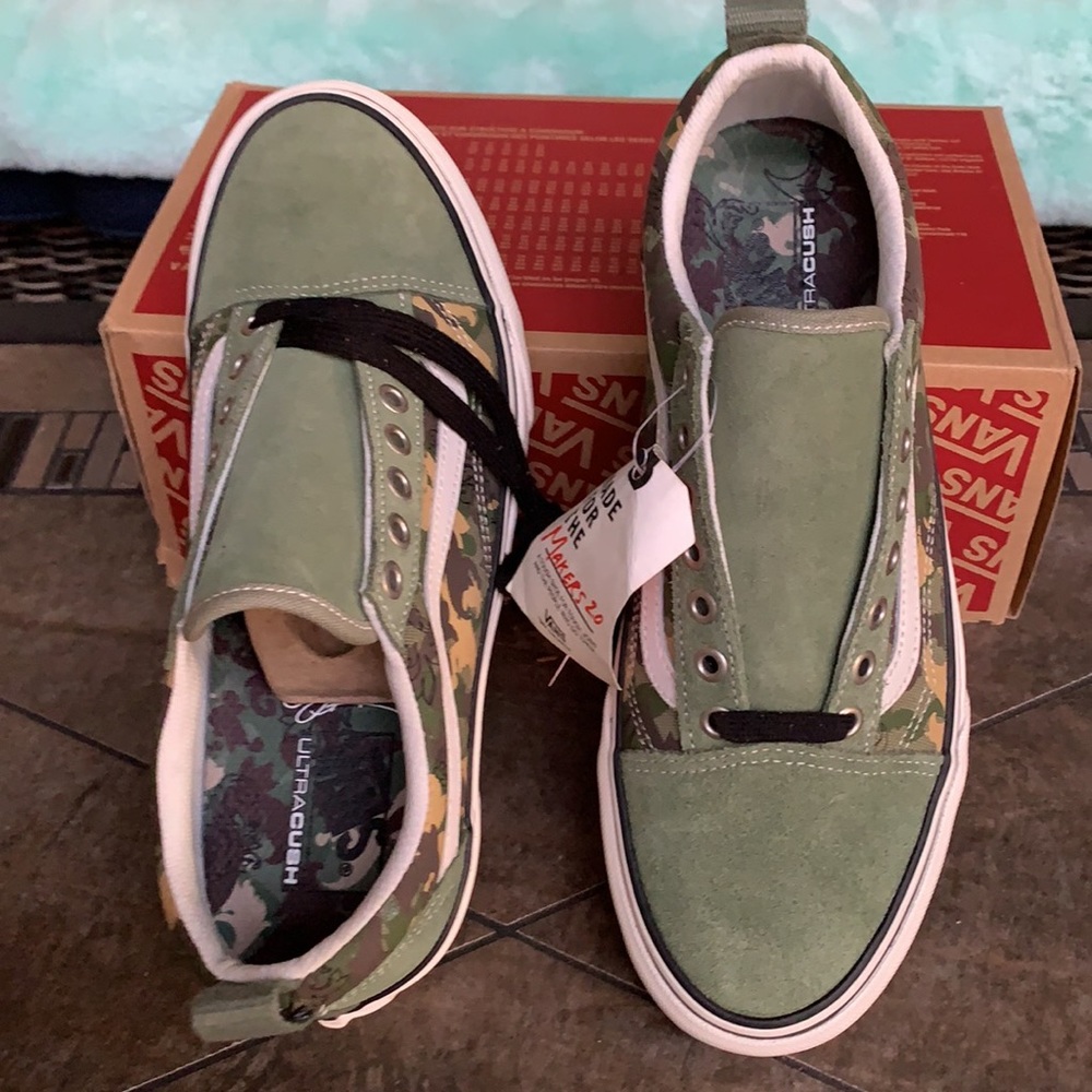 VANS OLD SKOOL UC BJ BELTS OIL Gm/Olivine WMNS sneakers - Picture 7 of 16